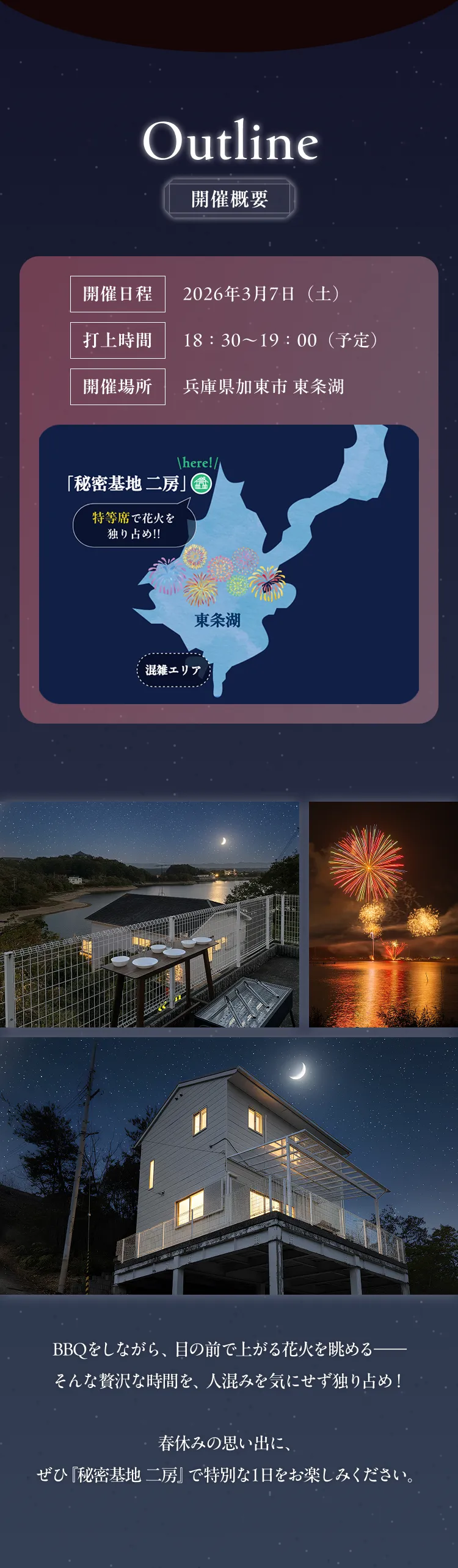 花火大会の開催概要