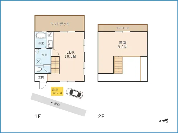 鯖山荘 山川-Sansen-の間取り図