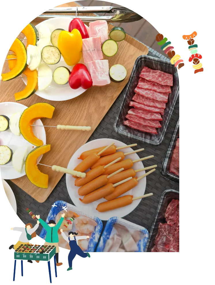 夜をワイワイ楽しむイメージ画像