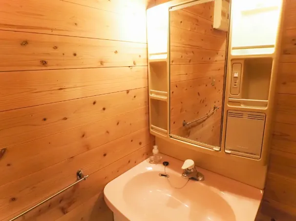 湖西 葉隠庵の脱衣所