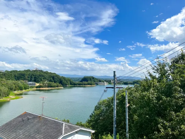 秘密基地 二房の2階からの景色