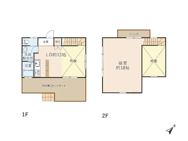 林亭 宿-SHUKU-の間取り図